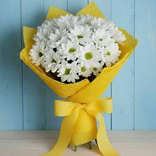 Букет цветов из:  Хризантемы в Оранжереях