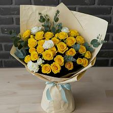 Букет цветов из:  Розы в Оранжереях