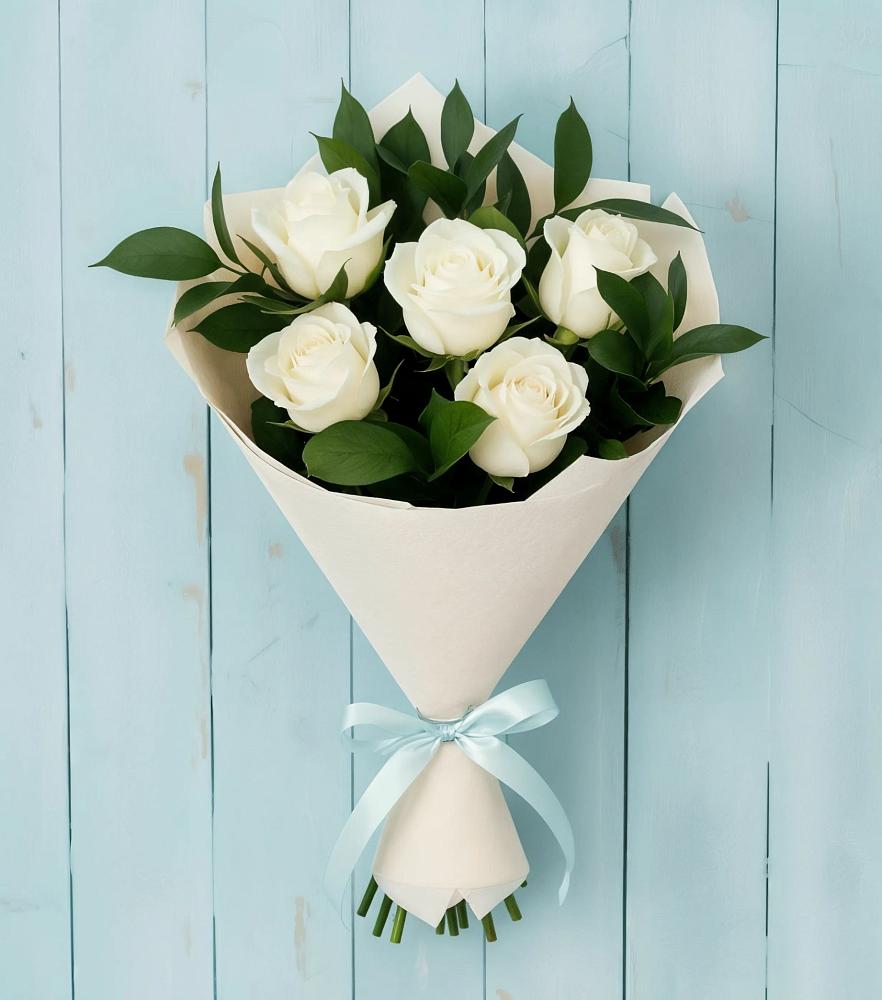 Букет цветов из: Розы в Оранжереях