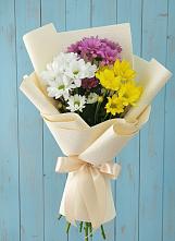 Букет цветов из:  Хризантемы #REPLACE_PRED# Оранжереях
