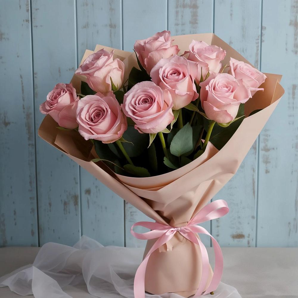 Букет цветов из: Розы в Оранжереях