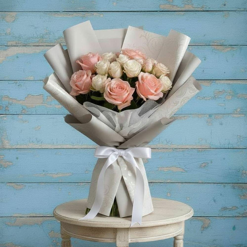 Букет цветов из: Розы в Оранжереях