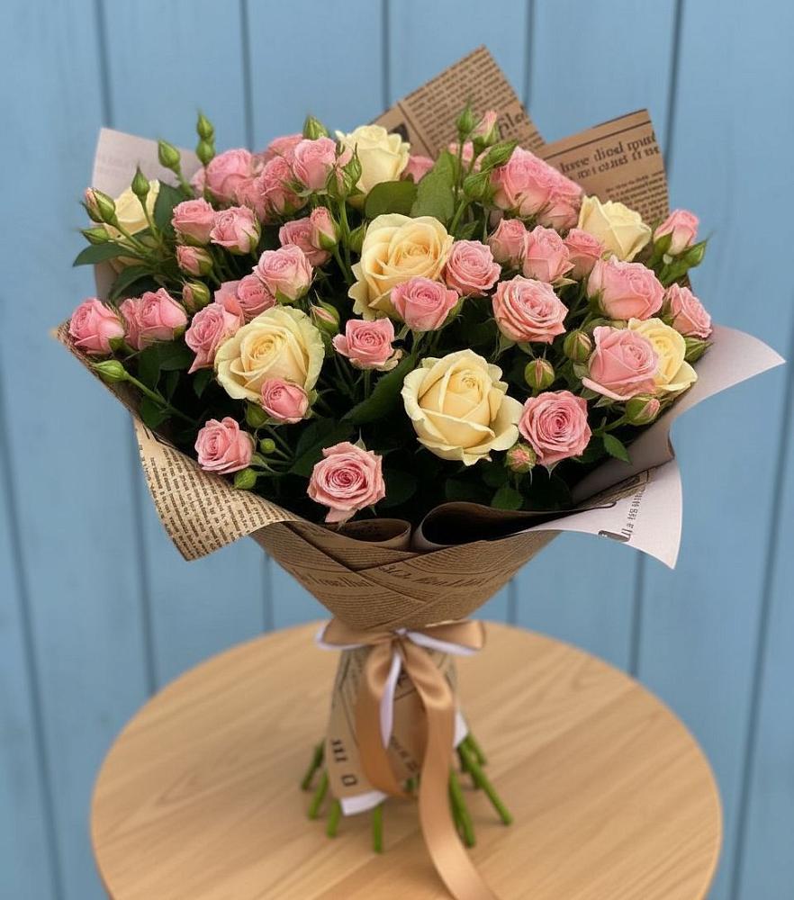 Букет цветов из: Розы в Оранжереях