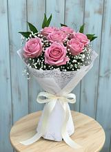 Букет цветов из:  Розы в Оранжереях