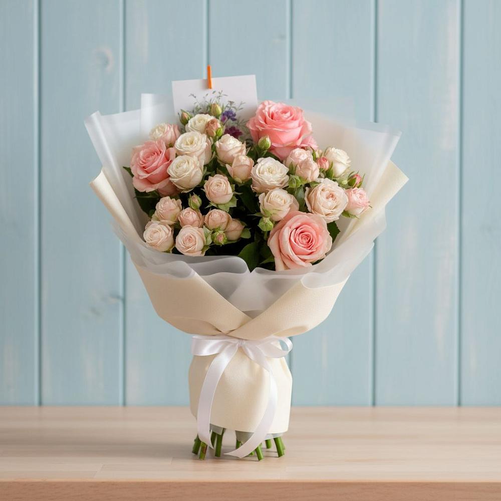 Букет цветов из: Розы в Оранжереях