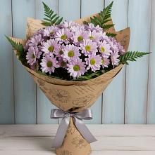 Букет цветов из:  Хризантемы #REPLACE_PRED# Оранжереях