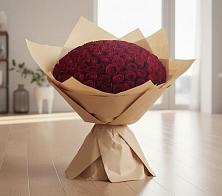 Букет 101 Красная роза #REPLACE_PRED# Оранжереях