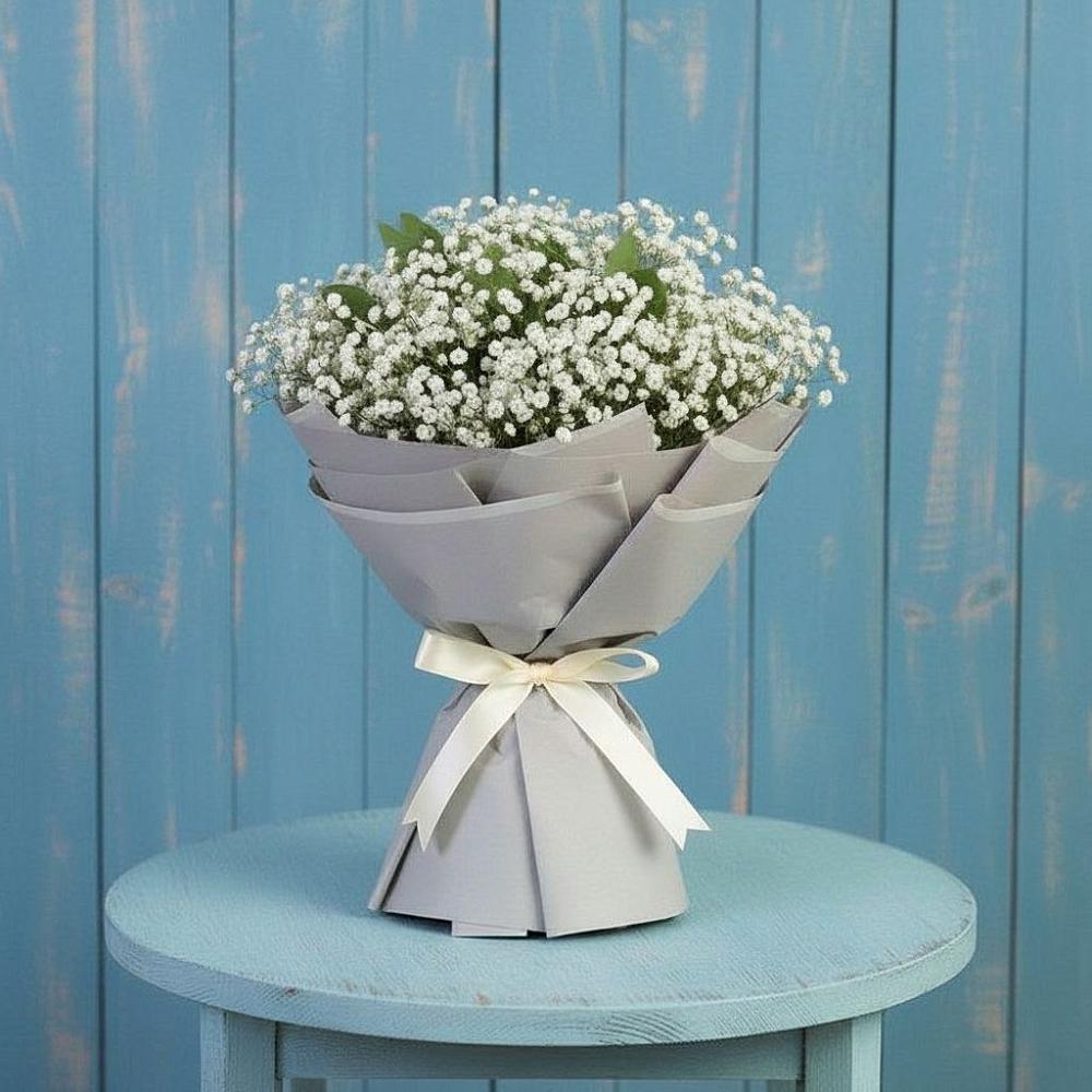 Букет цветов из: Гипсофила в Оранжереях