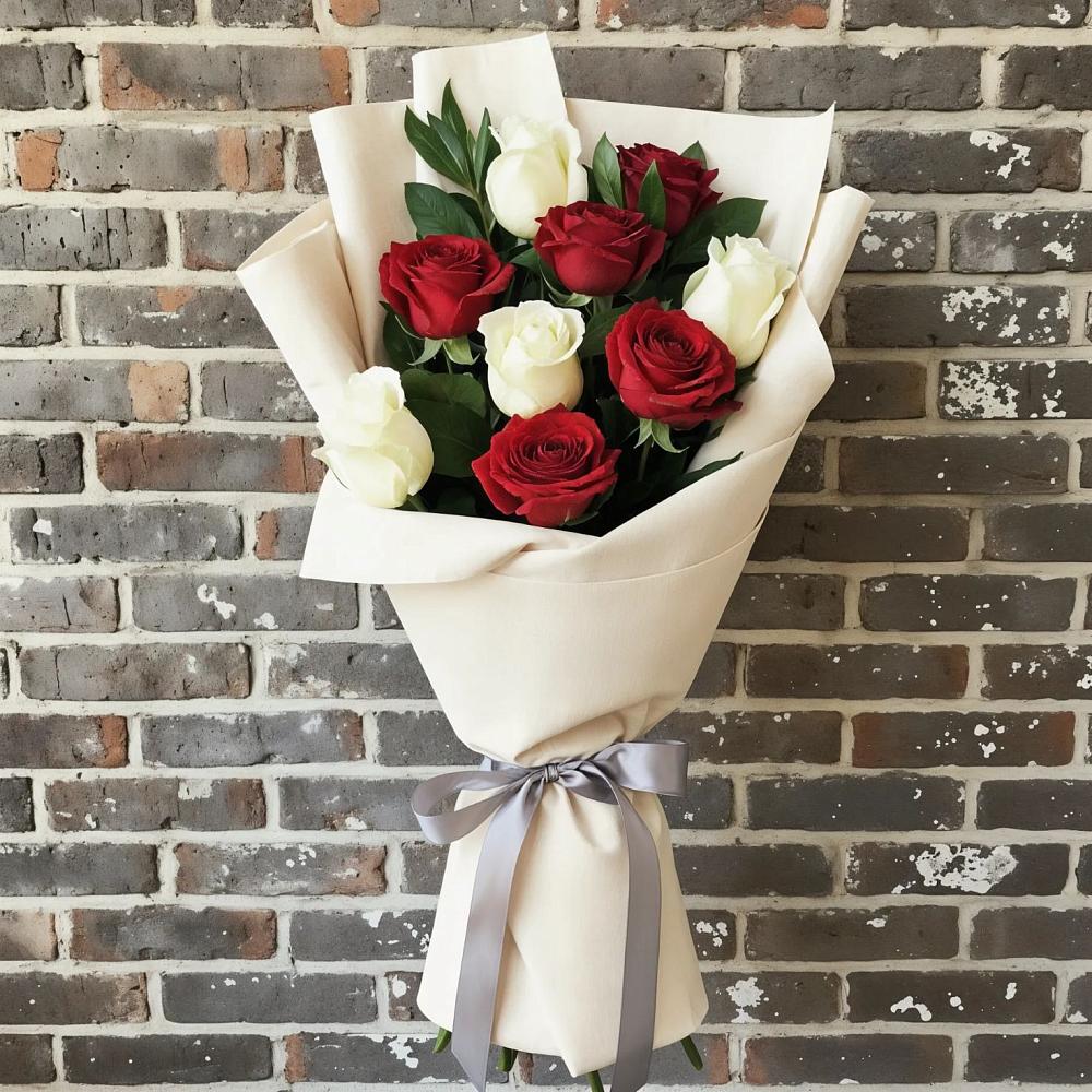 Букет цветов из: Розы в Оранжереях