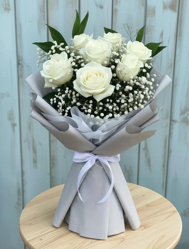 Букет цветов из: Розы в Оранжереях