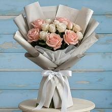 Букет цветов из:  Розы в Оранжереях