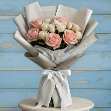 Букет цветов из:  Розы в Оранжереях
