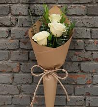Букет цветов из:  Розы в Оранжереях