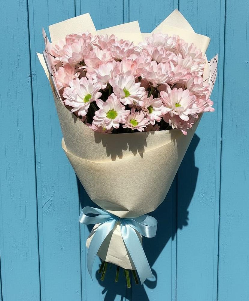 Букет цветов из: Хризантемы в Оранжереях