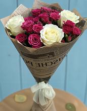 Букет цветов из:  Розы в Оранжереях