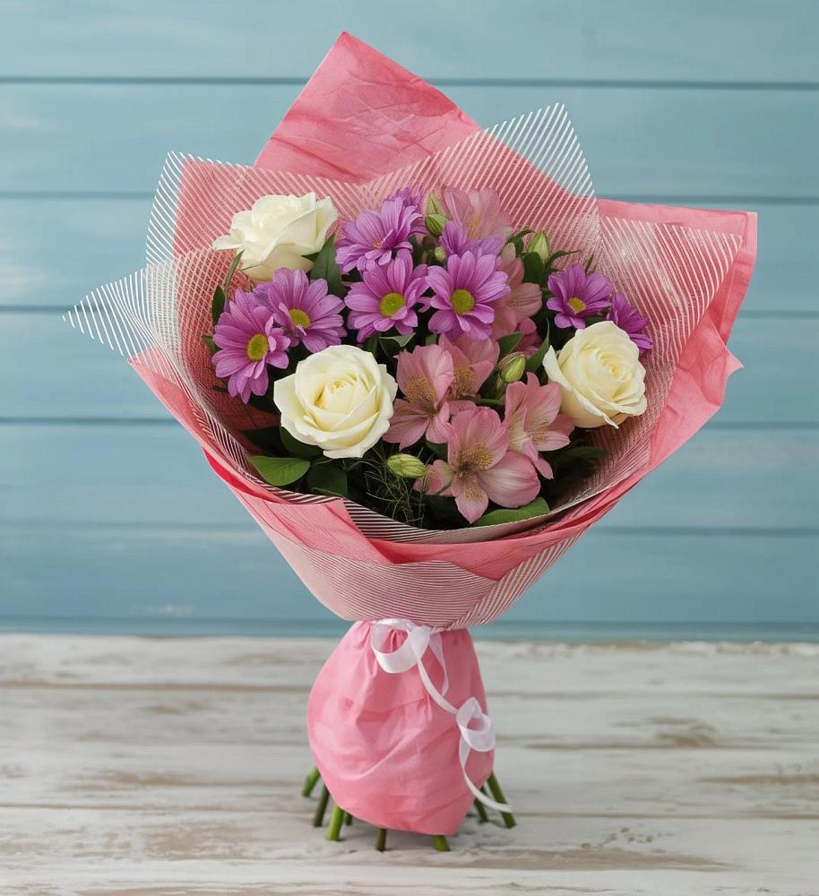 Букет цветов из: Герберы в Оранжереях