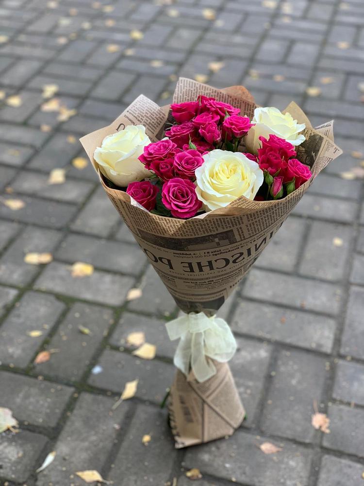 Букет цветов из: Розы в Оранжереях