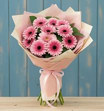 Букет цветов из:  Герберы в Оранжереях