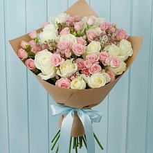 Букет цветов из:  Розы #REPLACE_PRED# Оранжереях